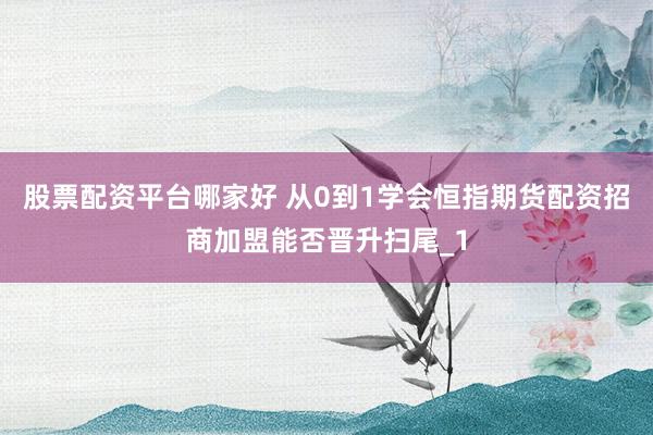 股票配资平台哪家好 从0到1学会恒指期货配资招商加盟能否晋升扫尾_1
