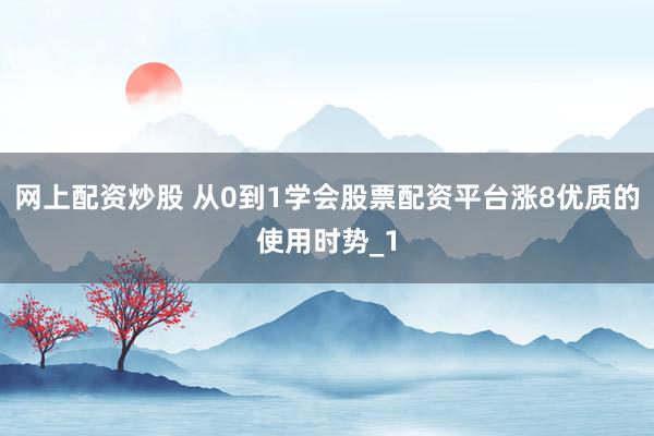 网上配资炒股 从0到1学会股票配资平台涨8优质的使用时势_1